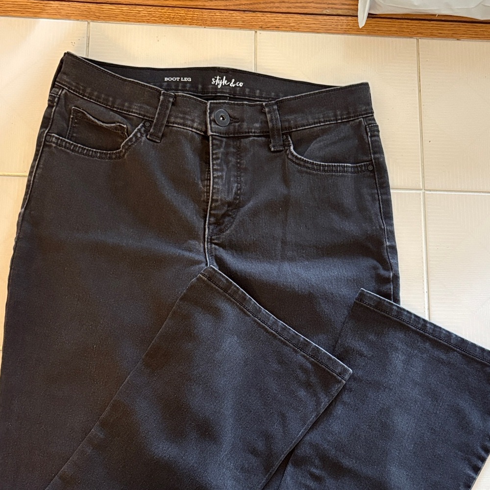 Style & Co women’s black Bootcut Jeans